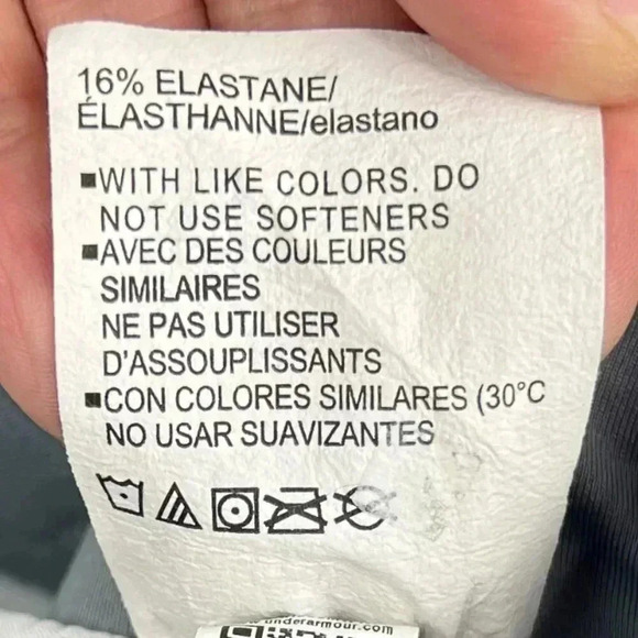 UNDER ARMOUR ladies style 1350196 Fly-By 2.0 Printed short loose grey - Picture 10 of 11